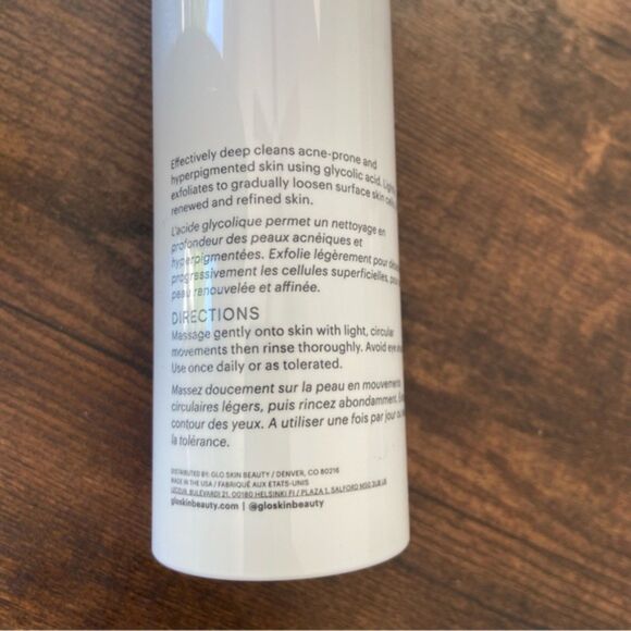 Glo Skin Beauty GlyPro AHA Resurfacing Cleanser Glycolic Acid 6.7 fl oz NEW - Picture 6 of 12